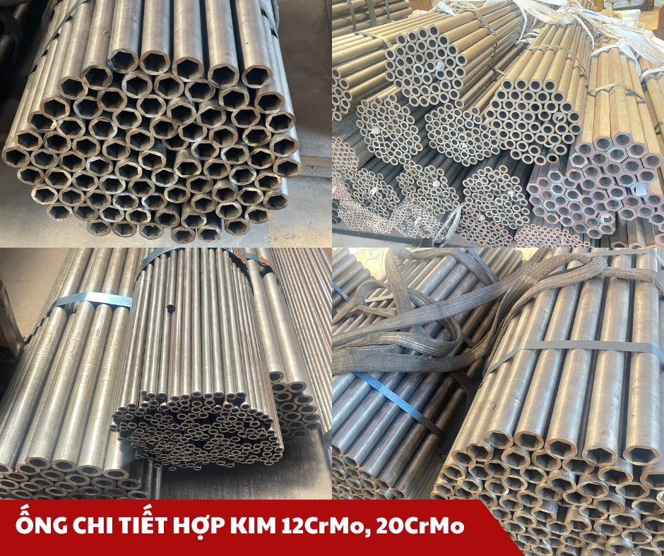 ỐNG CHI TIẾT HỢP KIM SCM420/20CrMo, 12CrMo - Unico Steel